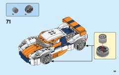 LEGO 31089 instructions page 59 – build guide