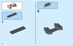 LEGO 31089 instructions page 2 – build guide