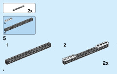LEGO 31089 instructions page 4 – build guide