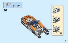 LEGO 31089 instructions page 21 – build guide