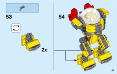 LEGO 31090 instructions page 45 – build guide