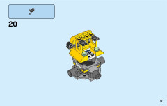 LEGO 31090 instructions page 17 – build guide
