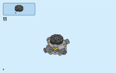 LEGO 31090 instructions page 8 – build guide
