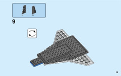 LEGO 31091 instructions page 13 – build guide