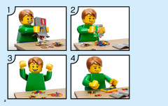LEGO 31091 instructions page 2 – build guide