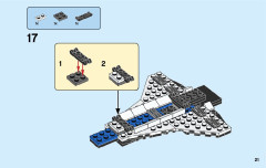 LEGO 31091 instructions page 21 – build guide