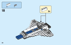 LEGO 31091 instructions page 22 – build guide