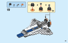 LEGO 31091 instructions page 23 – build guide