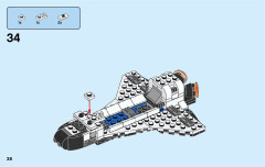 LEGO 31091 instructions page 38 – build guide