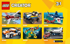 LEGO 31091 instructions page 4 – build guide