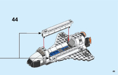 LEGO 31091 instructions page 45 – build guide