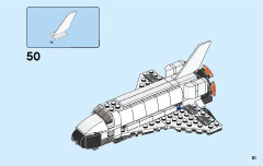 LEGO 31091 instructions page 51 – build guide