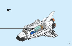 LEGO 31091 instructions page 55 – build guide
