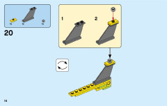 LEGO 31092 instructions page 14 – build guide