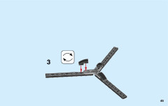 LEGO 31092 instructions page 45 – build guide