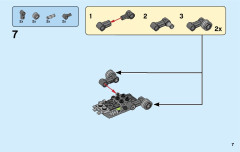 LEGO 31092 instructions page 7 – build guide