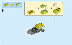 LEGO 31092 instructions page 8 – build guide