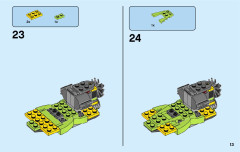 LEGO 31092 instructions page 13 – build guide