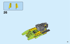 LEGO 31092 instructions page 15 – build guide