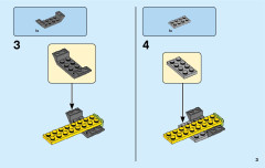 LEGO 31092 instructions page 3 – build guide