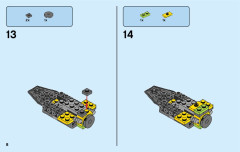 LEGO 31092 instructions page 8 – build guide