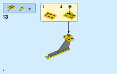 LEGO 31092 instructions page 8 – build guide