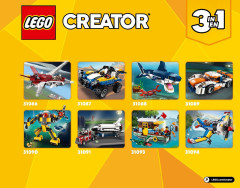 LEGO 31093 instructions page 137 – build guide