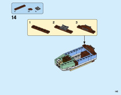 LEGO 31093 instructions page 145 – build guide