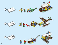 LEGO 31093 instructions page 4 – build guide