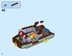 LEGO 31093 instructions page 54 – build guide