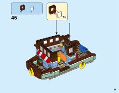 LEGO 31093 instructions page 59 – build guide