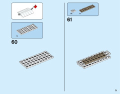 LEGO 31093 instructions page 71 – build guide