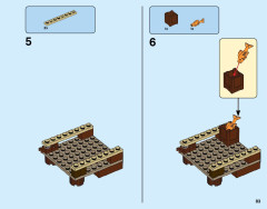 LEGO 31093 instructions page 83 – build guide