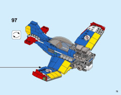 LEGO 31094 instructions page 75 – build guide
