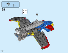 LEGO 31094 instructions page 76 – build guide
