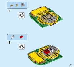 LEGO 31095 instructions page 205 – build guide