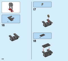 LEGO 31095 instructions page 206 – build guide