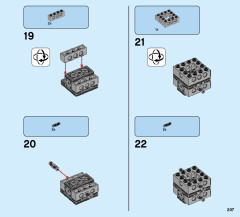 LEGO 31095 instructions page 207 – build guide