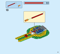 LEGO 31095 instructions page 21 – build guide