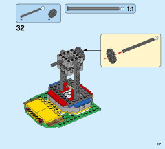 LEGO 31095 instructions page 217 – build guide