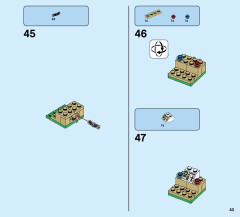 LEGO 31095 instructions page 43 – build guide