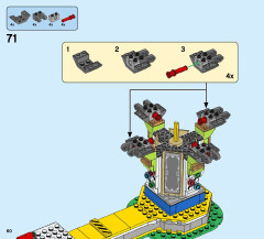 LEGO 31095 instructions page 60 – build guide