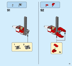 LEGO 31095 instructions page 73 – build guide
