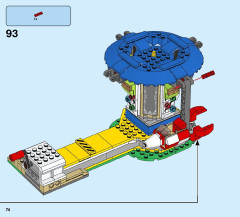 LEGO 31095 instructions page 74 – build guide