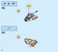 LEGO 31095 instructions page 80 – build guide