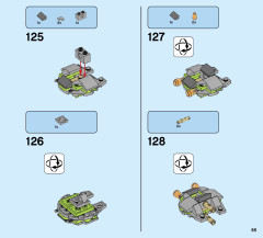 LEGO 31095 instructions page 85 – build guide