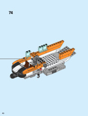 LEGO 31096 instructions page 40 – build guide