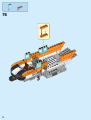 LEGO 31096 instructions page 42 – build guide