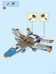 LEGO 31096 instructions page 43 – build guide