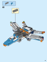 LEGO 31096 instructions page 45 – build guide